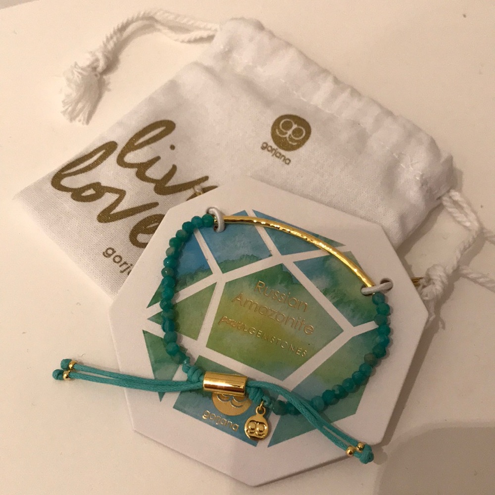 Gorjana NWT Russian amazonite bracelet